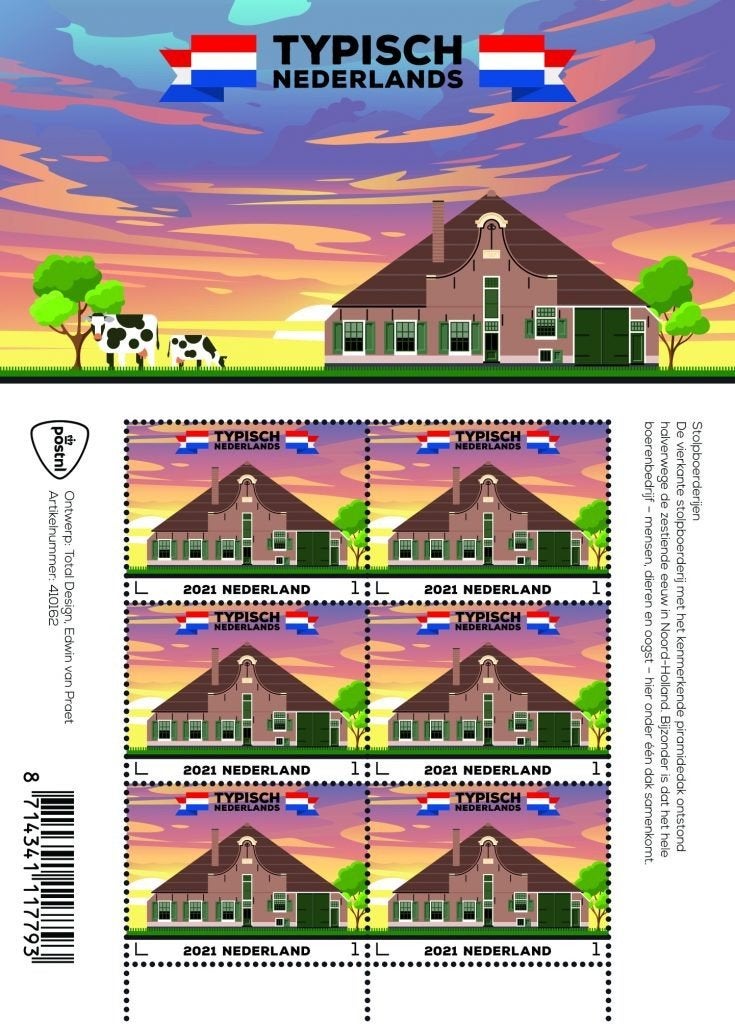 2021 Vel Typisch Nederlands Stolpboerderij Postfris., Verzenden, Postfris