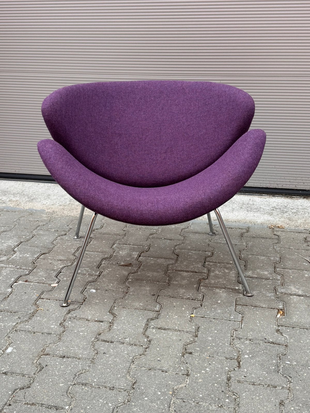 Artifort Orange Slice fauteuil F437 - Pierre Paulin, 75 tot 100 cm, Zo goed als nieuw, Nvt, 75 tot 100 cm