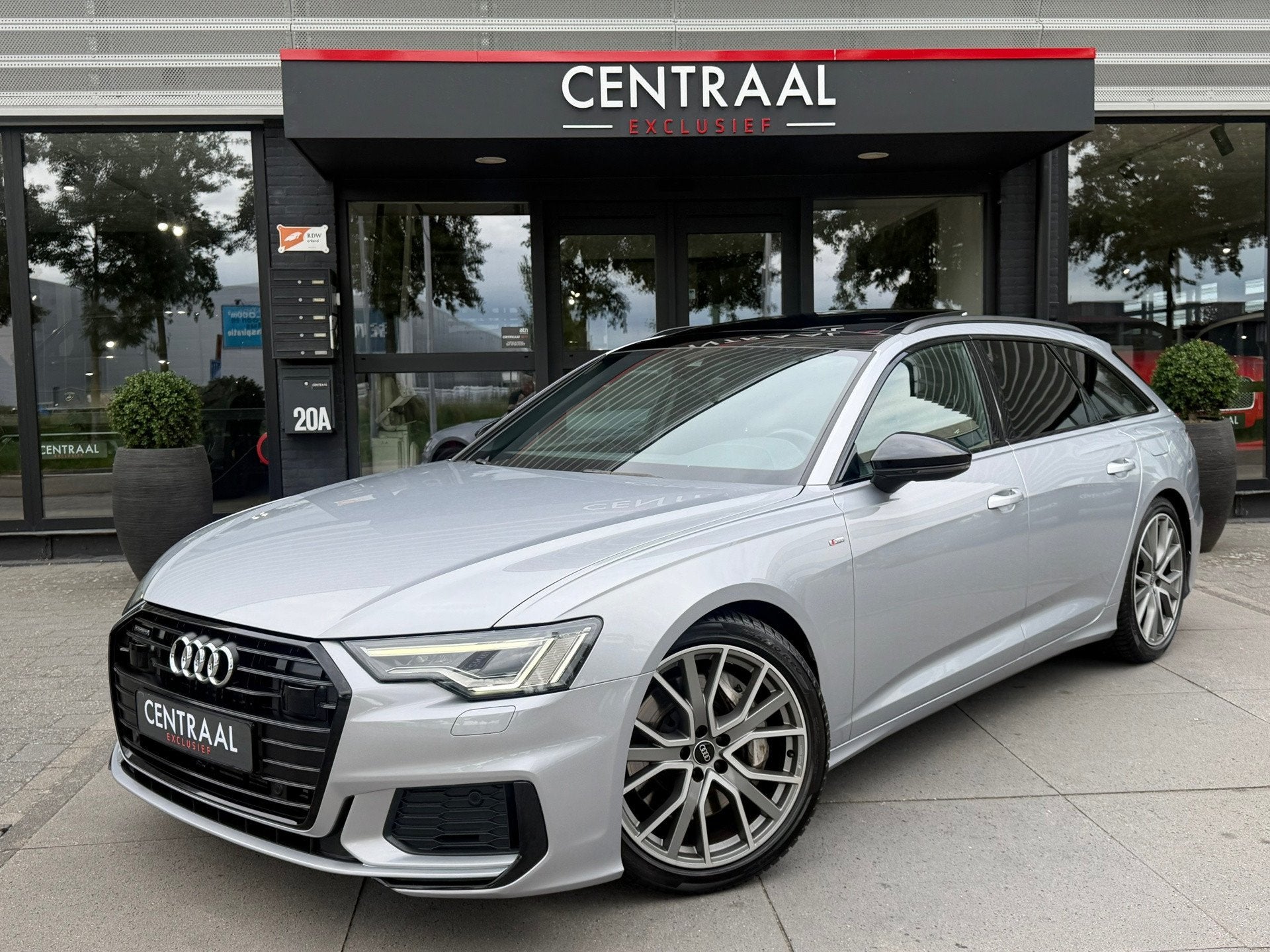 Audi A6 Avant 50 TFSI e quattro S-Line Pano|ACC|Matrix-Led|C, Auto's, Audi, Gebruikt, 4 cilinders, Vierwielaandrijving, Hybride Elektrisch/Benzine