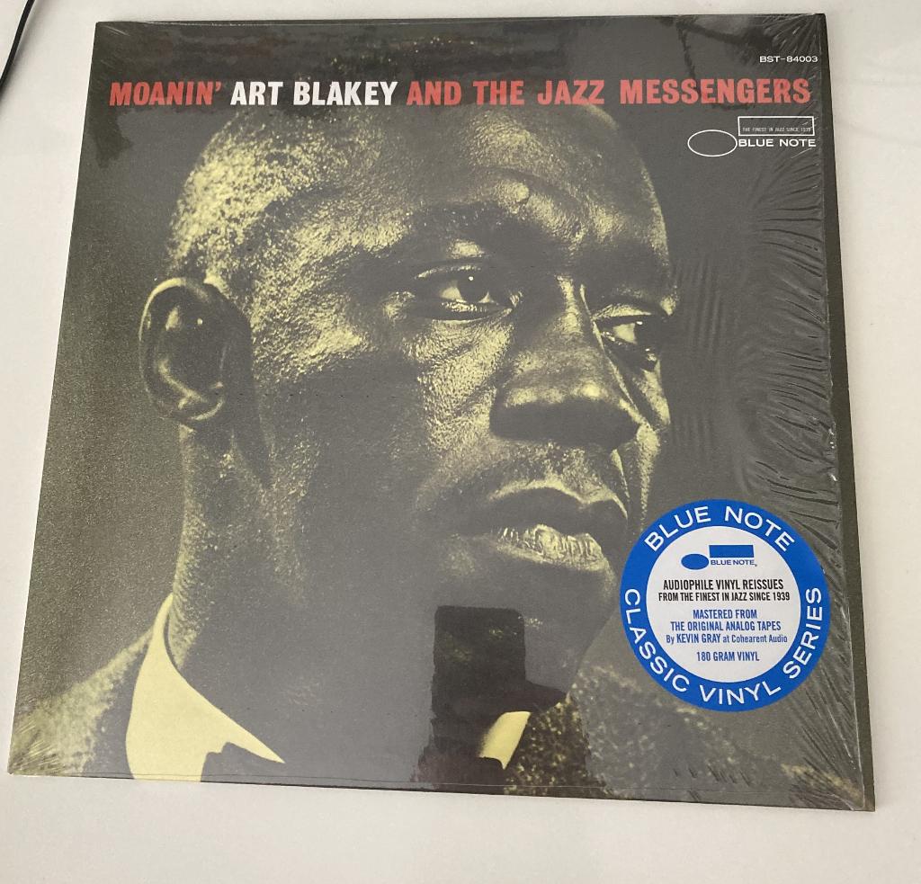 Art Blakey - Moanin, Cd's en Dvd's, Vinyl | Jazz en Blues, 1980 tot heden, Overige formaten, Ophalen of Verzenden, Zo goed als nieuw