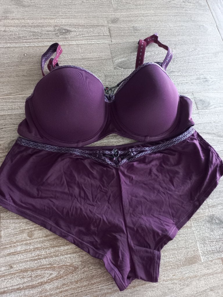 z.g.a.n. Marlies Dekkers lingerie setje maat 85B, Marlies Dekkers, Ophalen of Verzenden, Paars, Setje