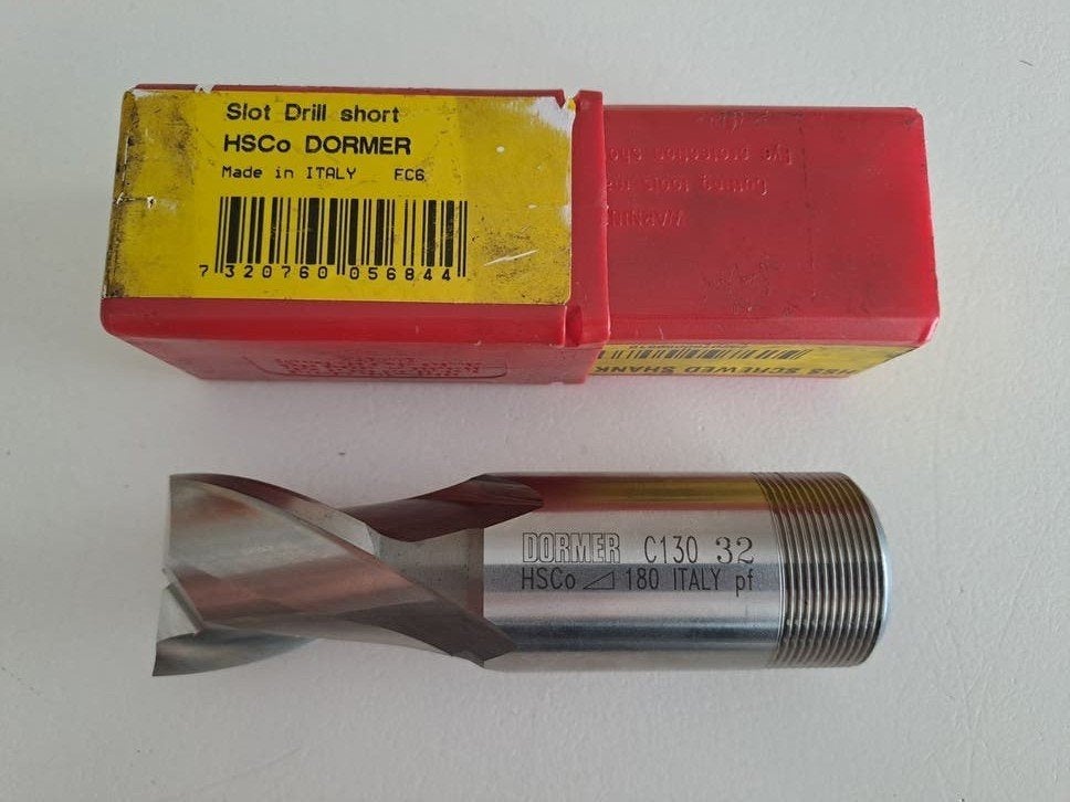 Nieuwe Dormer HSCo Slot Drill Short C130 32MM, Ophalen of Verzenden, Nieuw, Overige soorten, Dormer