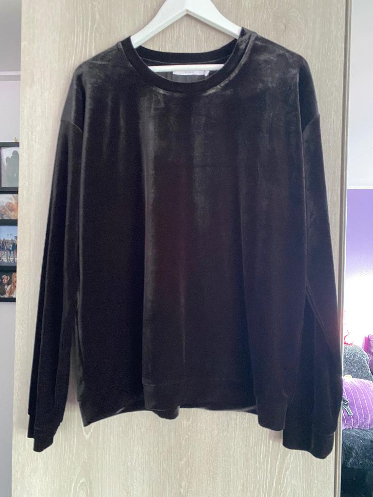 nieuw zwarte velvet sweater Costes, Zwart, Maat 46/48 (XL) of groter, Nieuw, Ophalen of Verzenden