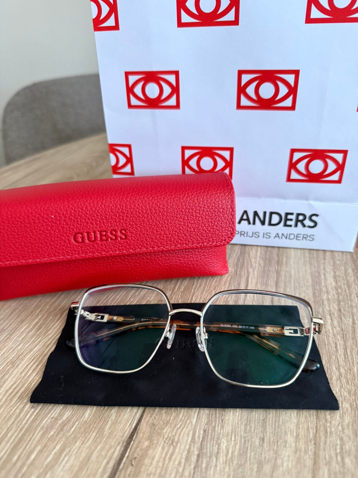 Guess bril op sterkte - volledig nieuw, Ophalen of Verzenden, Nieuw, Bril, Overige merken