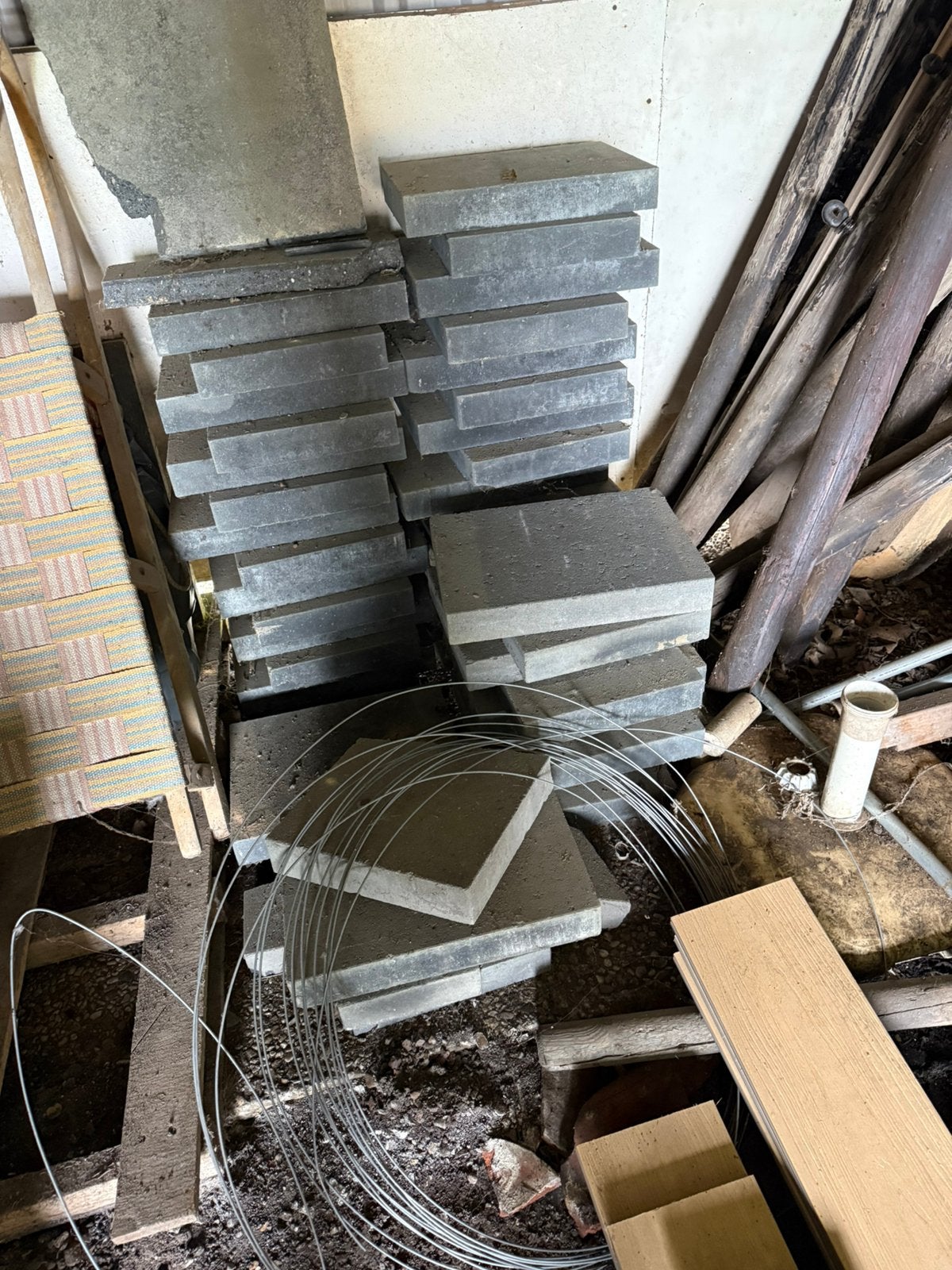 Antraciete tegels (40x30x6), Ophalen, Nieuw, Minder dan 5 m², Beton