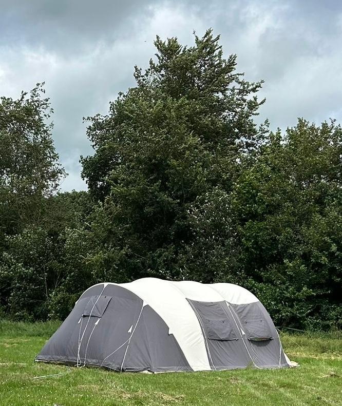 Obelink Trail TC 600 tunneltent - Compleet met Porta Potti, Caravans en Kamperen, Tenten, Ophalen, Gebruikt, Tot en met 6