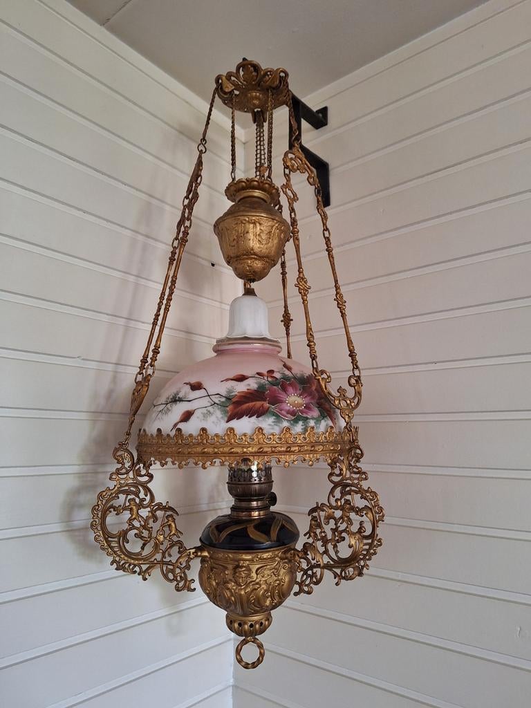 Antieke olielamp, Ophalen