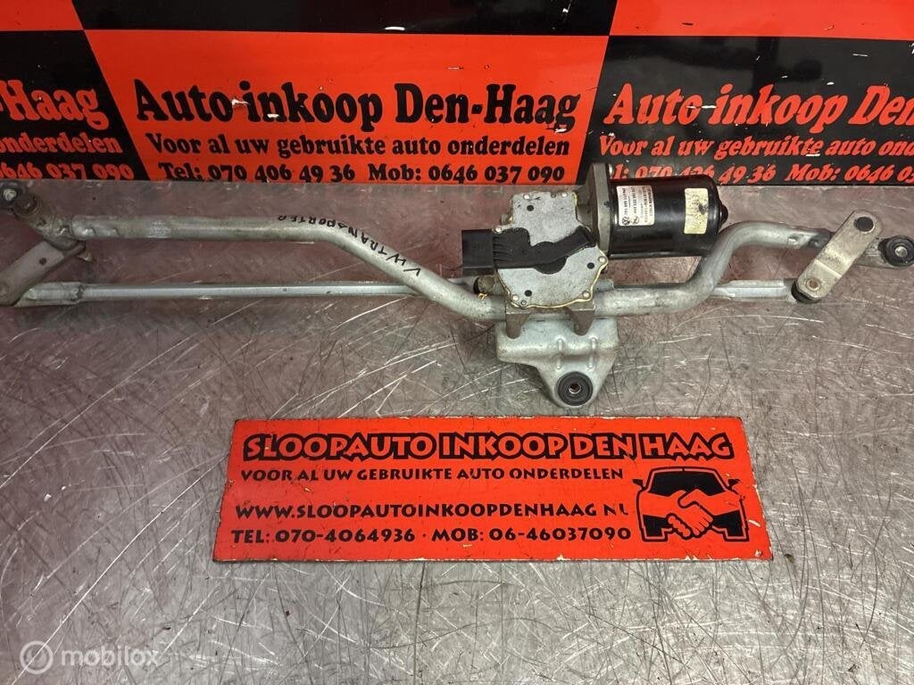 VW Transporter T5 ('03-'09) Ruitenwissermechaniek + Motor, Auto-onderdelen, Gebruikt, Volkswagen, Ophalen of Verzenden, Volkswagen