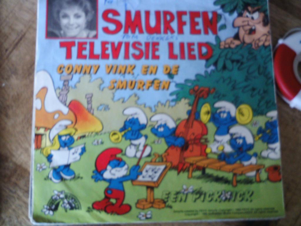 conny vink - smurfen televisie lied 16mei, Cd's en Dvd's, 7 inch, Ophalen of Verzenden, Nederlandstalig, Single