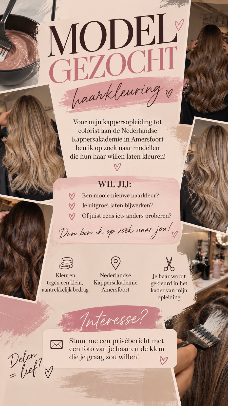 GEZOCHT: MODELLEN, Vacatures