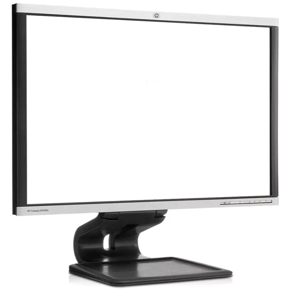 HP Compaq LA2405x 24, Computers en Software, Monitoren, Ophalen, Gebruikt, Kantelbaar, Full HD