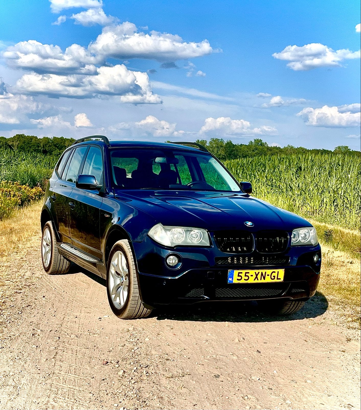 BMW X3 2.0 i M pakket 2007 Blauw, 1995 cc, 4 cilinders, Blauw, Handgeschakeld
