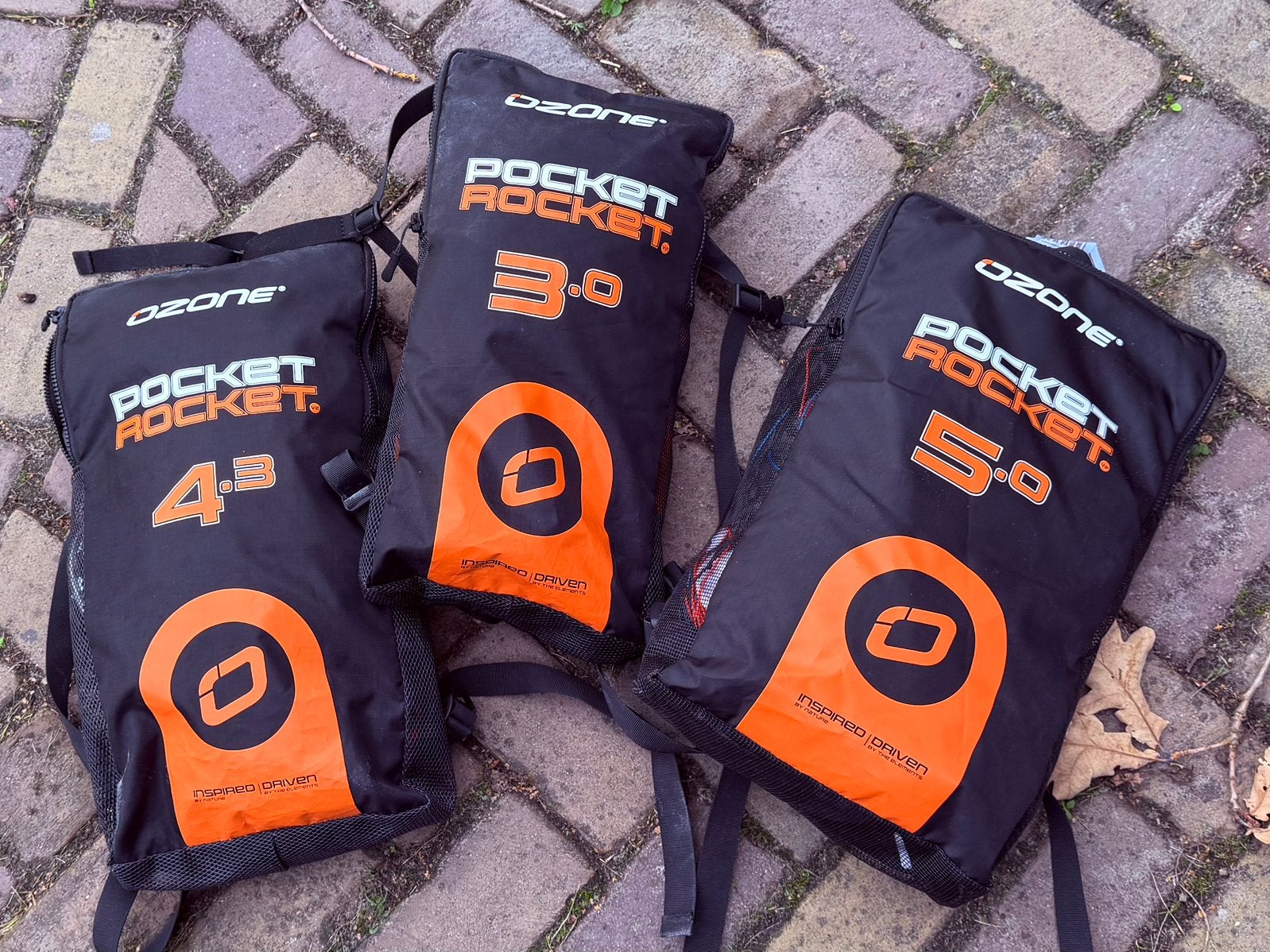 Ozone Pocket Rocket V2 3.0, 4.3 en 5.0, Watersport en Boten, Verzenden, Zo goed als nieuw, Wingsurf-wing