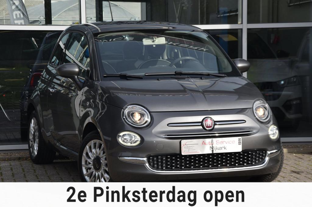 Fiat 500 1.2 Popstar Airco Nav, Panorama dak Elek. Ramen Zee, Voorwielaandrijving, Stof, Gebruikt, 4 cilinders