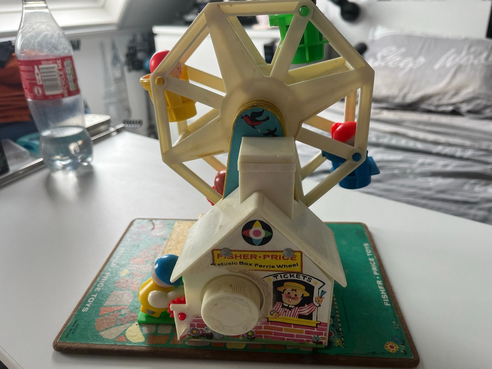Vintage Fisher-Price Music Box Ferris Wheel, Ophalen of Verzenden, Gebruikt, Speelset