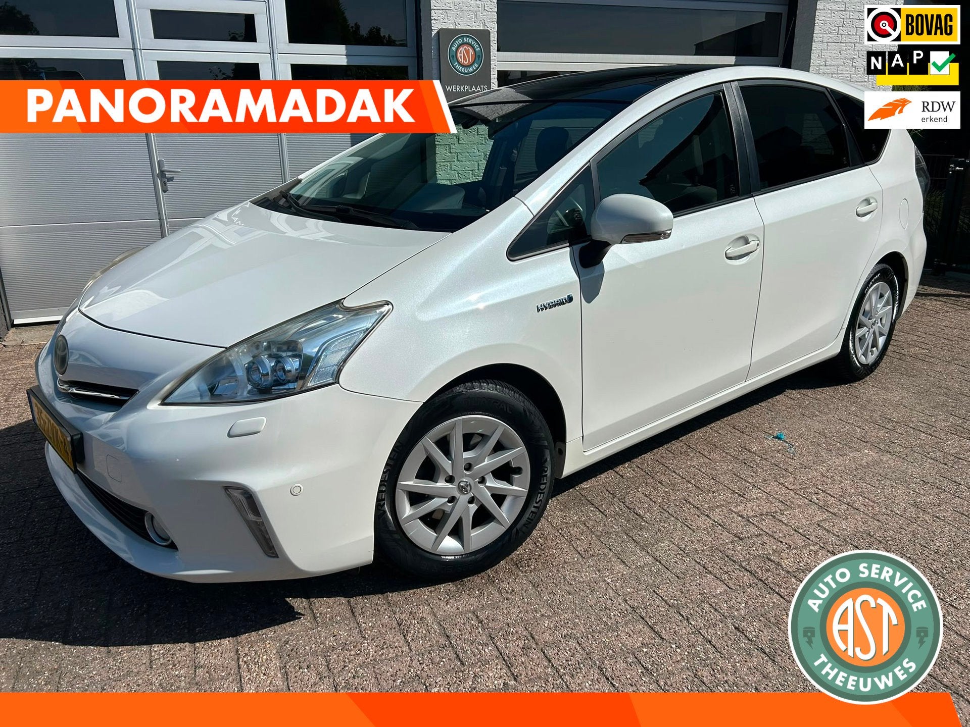 Toyota Prius Wagon 1.8 Dynamic Business 96g 7PERSOONS|NAP|TR, Auto's, Toyota, Euro 5, Stof, Gebruikt, 4 cilinders