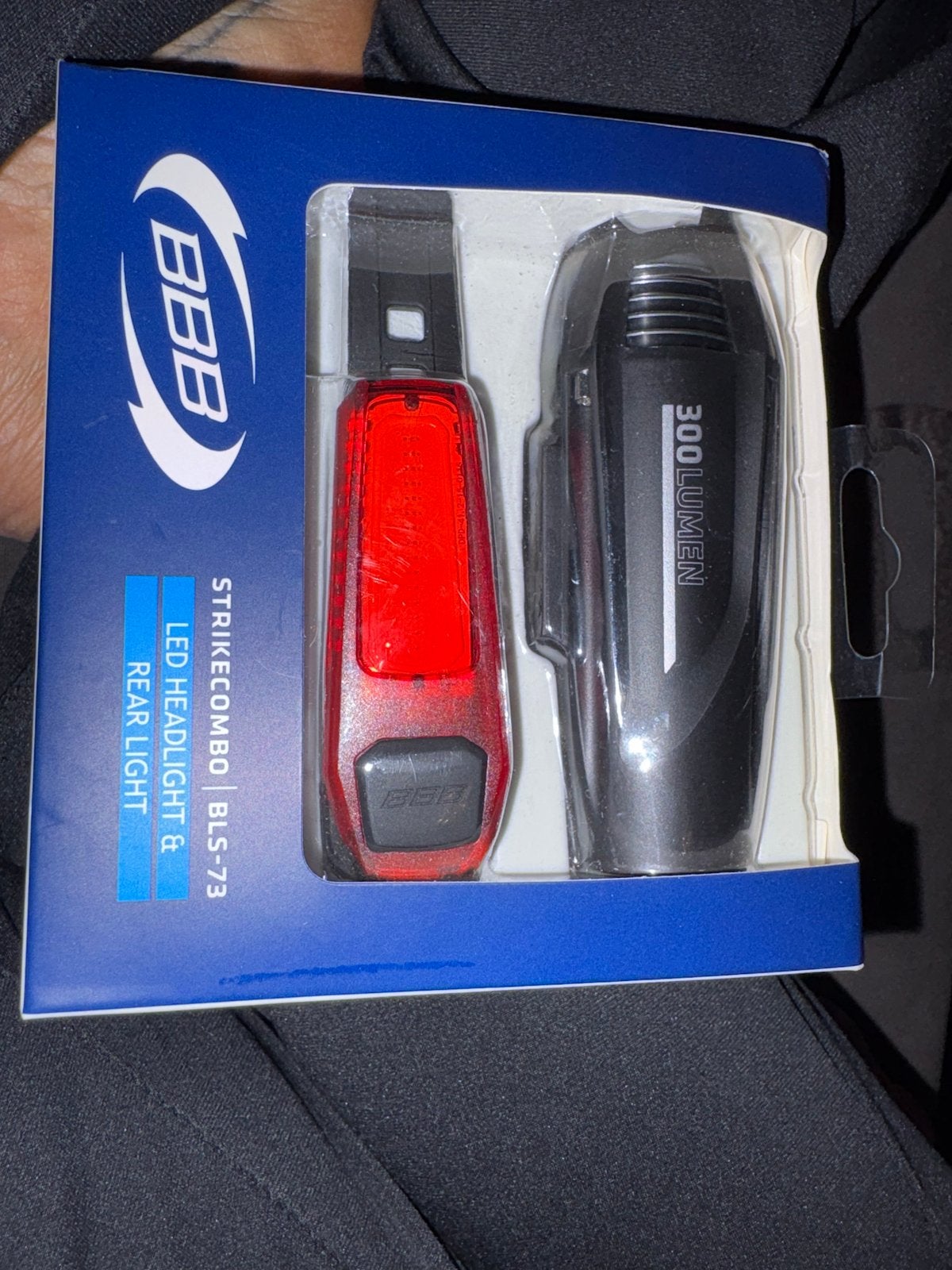 BBB Strikecombo BLS-73 LED fietsverlichtingsset, Ophalen, Verlichtingsset, Nieuw, Oplaadbaar