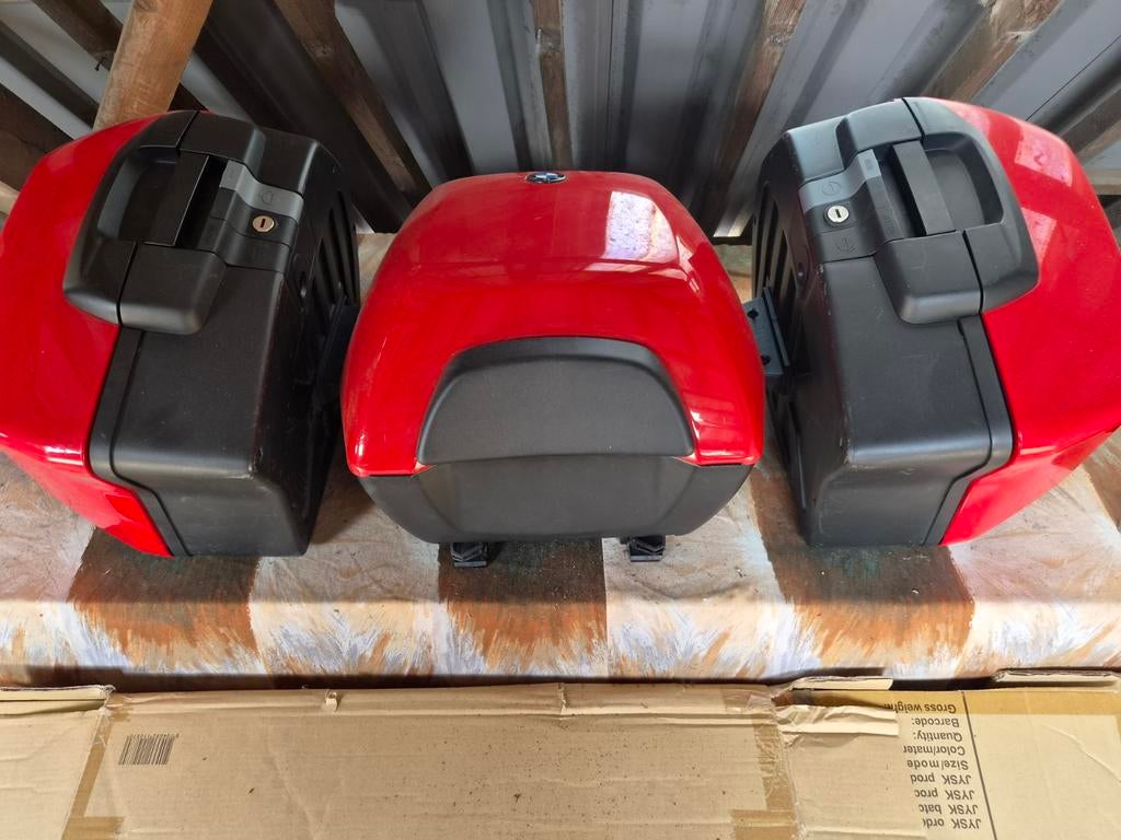 BMW S1000XR koffer set K49 2015-2019, Ophalen of Verzenden, Gebruikt