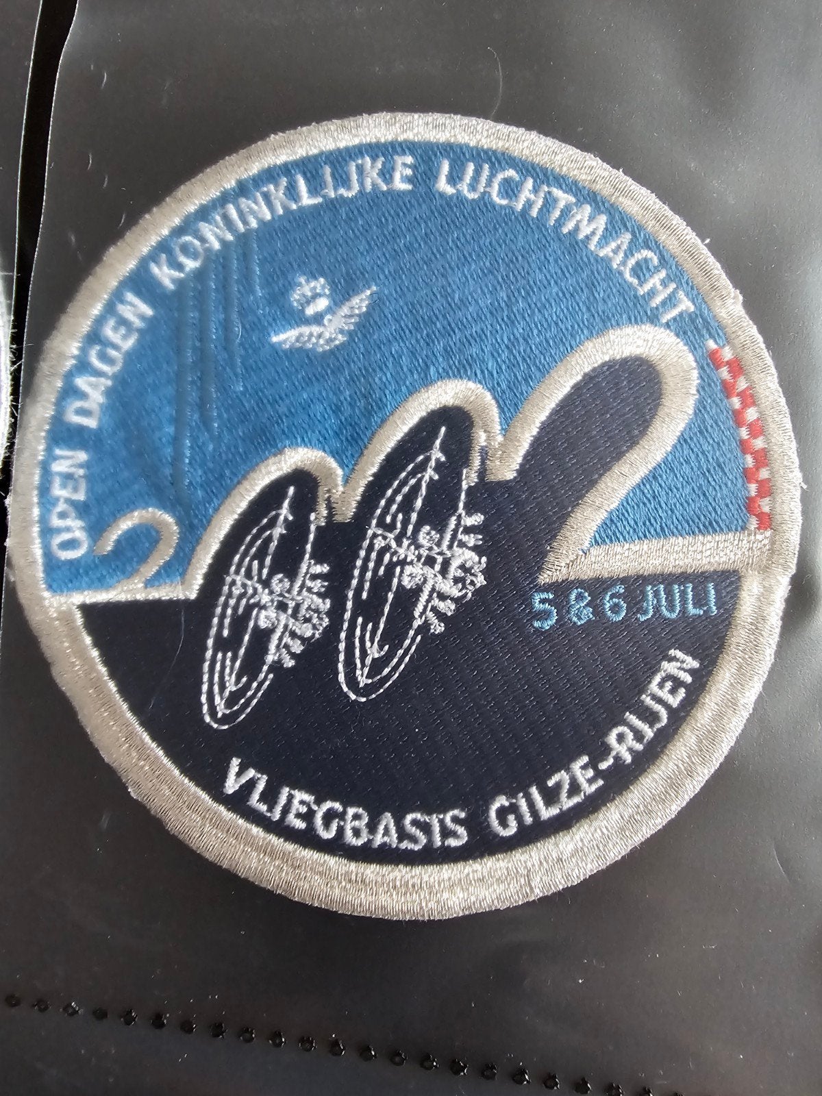 luchtmachtdagen 2002, Ophalen of Verzenden, Zo goed als nieuw, Patch, Badge of Embleem