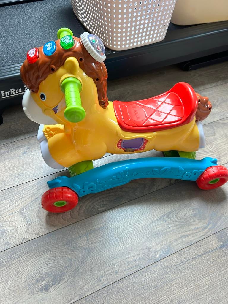 VTech 2-in-1 Speel & Leer Pony - Loopwagen en Hobbelpaard, Kinderen en Baby's, Speelgoed | Vtech, Ophalen of Verzenden, Zo goed als nieuw