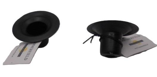 KANDELAAR HOUDER STOMP zwart 3 CM 2 stuks Nieuw, -, Zwart, -, Nieuw