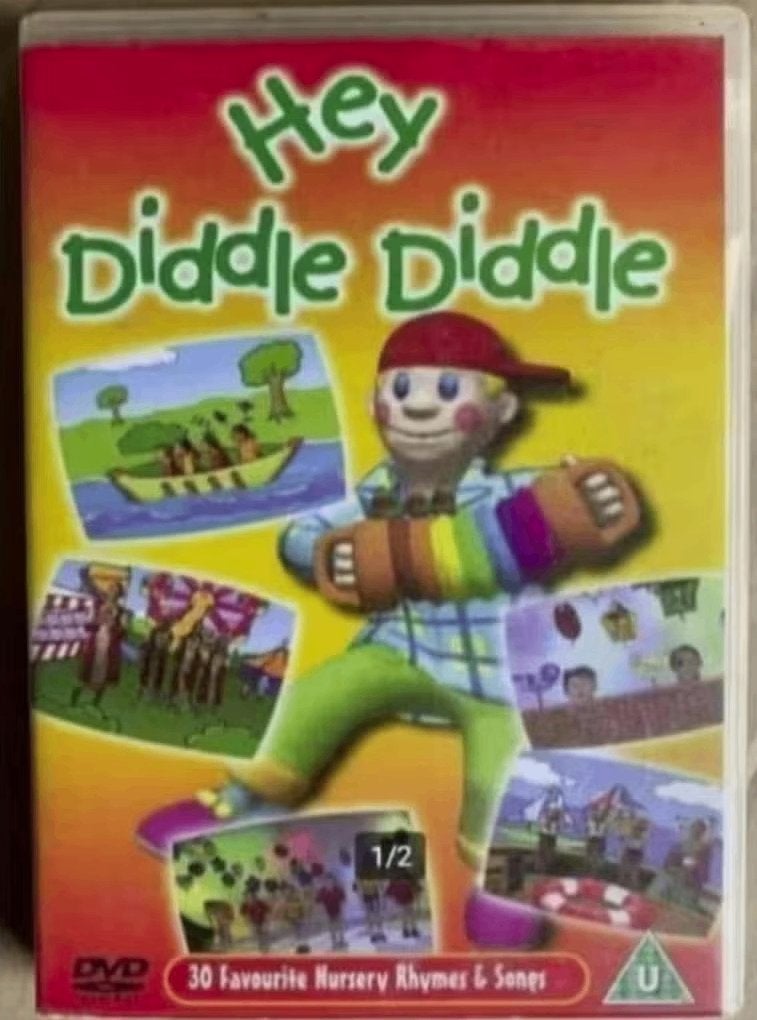 DVD Hey Diddle Diddle; kinder-dvd, voor peuters, baby's, Alle leeftijden, Ophalen of Verzenden, Zo goed als nieuw