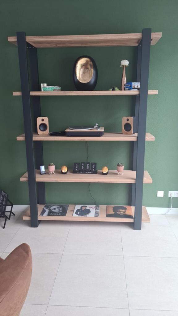Pronto Verato Boekenkast - Stijlvol en Functioneel, Ophalen, Met plank(en), 100 tot 150 cm, Modern, Industrieel