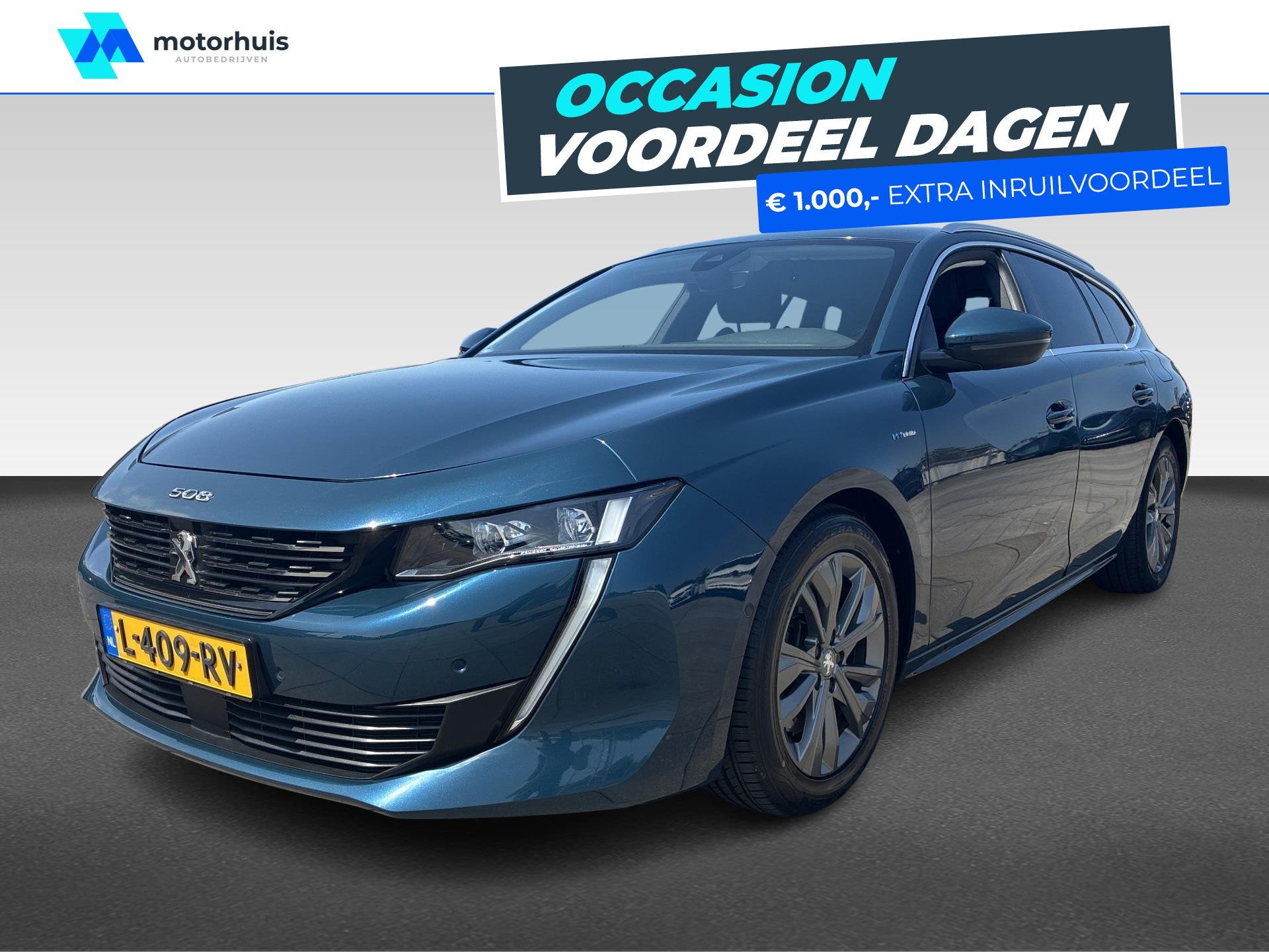 Peugeot 508 SW 1.6 HYbrid Blue Lease Allure, Auto's, Automaat, 745 kg, 77 km/l, Gebruikt