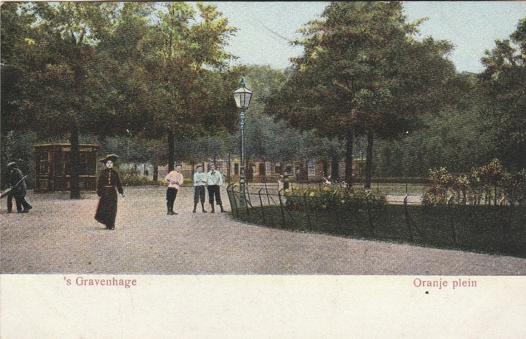 den haag- oranjeplein 1909, Ophalen of Verzenden, Voor 1920, Zuid-Holland