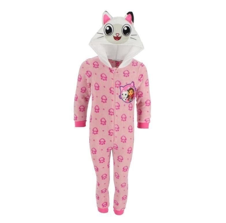 Gabby's Poppenhuis fleece Onesie - Maat 98/104, Nacht- of Onderkleding, Meisje, Nieuw, Nvt