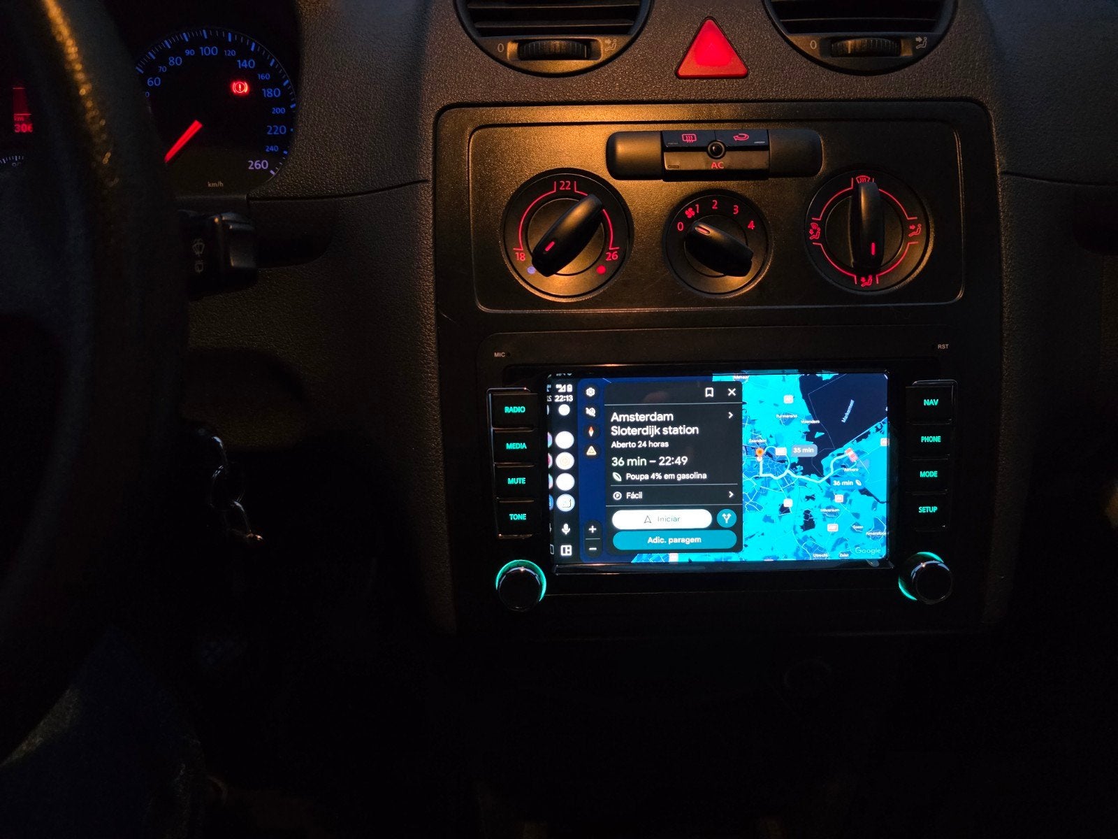 Volkswagen Caddy CarPlay Systeem 2003-2013, Auto diversen, Ophalen of Verzenden, Gebruikt
