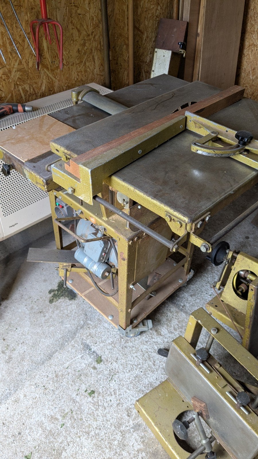 Scheppach Vlakbank, Vandiktebank, Langgatfrees, Cirkelz, Gebruikt, Overige typen, Ophalen of Verzenden, 1200 watt of meer