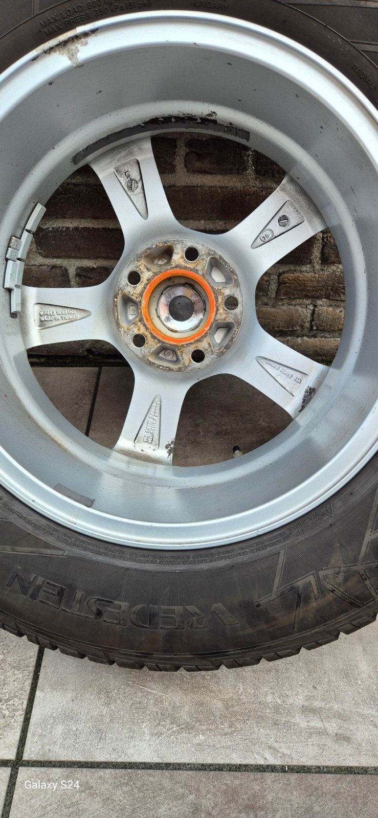 Vredestein Wintrac 215/70 R16 winterbanden met velgen, Auto-onderdelen, Ophalen, 16 inch, Banden en Velgen, Winterbanden