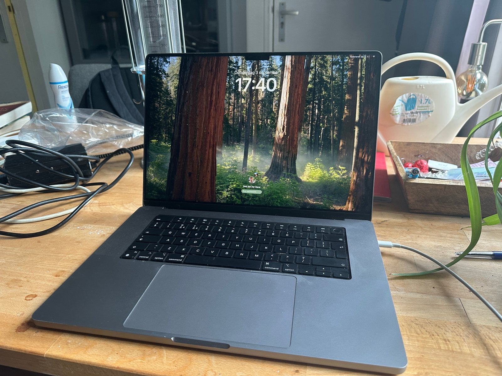 MacBook Pro 16 inch M1 Pro 16GB - Zo goed als nieuw, MacBook Pro, Qwerty, 512 GB, Ophalen of Verzenden