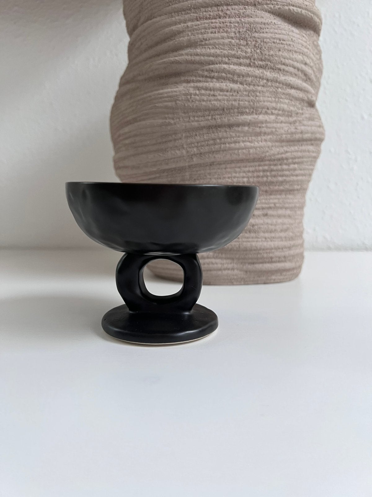 H&M Home schaaltje zwart., Overige materialen, Schaal, Verzenden, Rond
