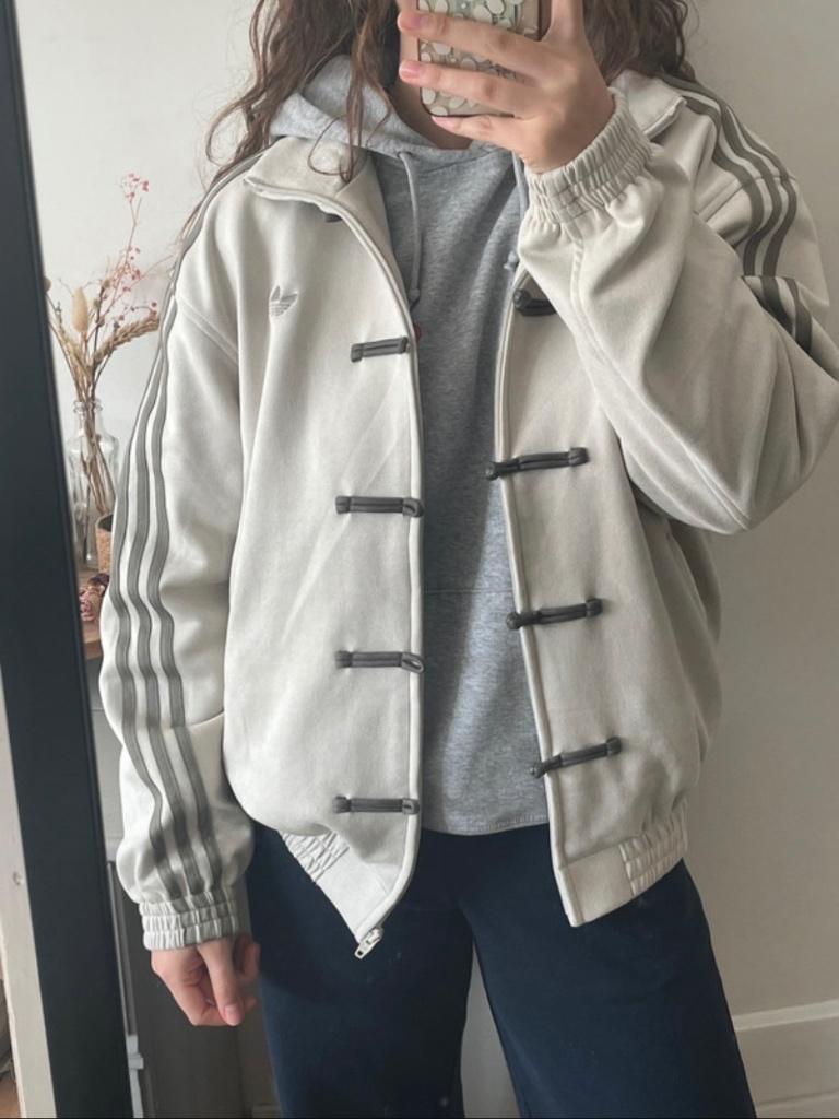 Adidas Chinese New Year Jacket, Maat 38/40 (M), Adidas, Beige, Nieuw