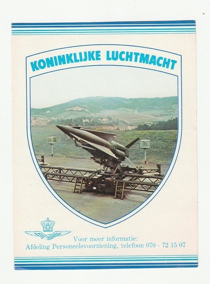 sticker Koninklijke Luchtmacht, raket, Verzenden, Luchtmacht, Nederland, Overige typen