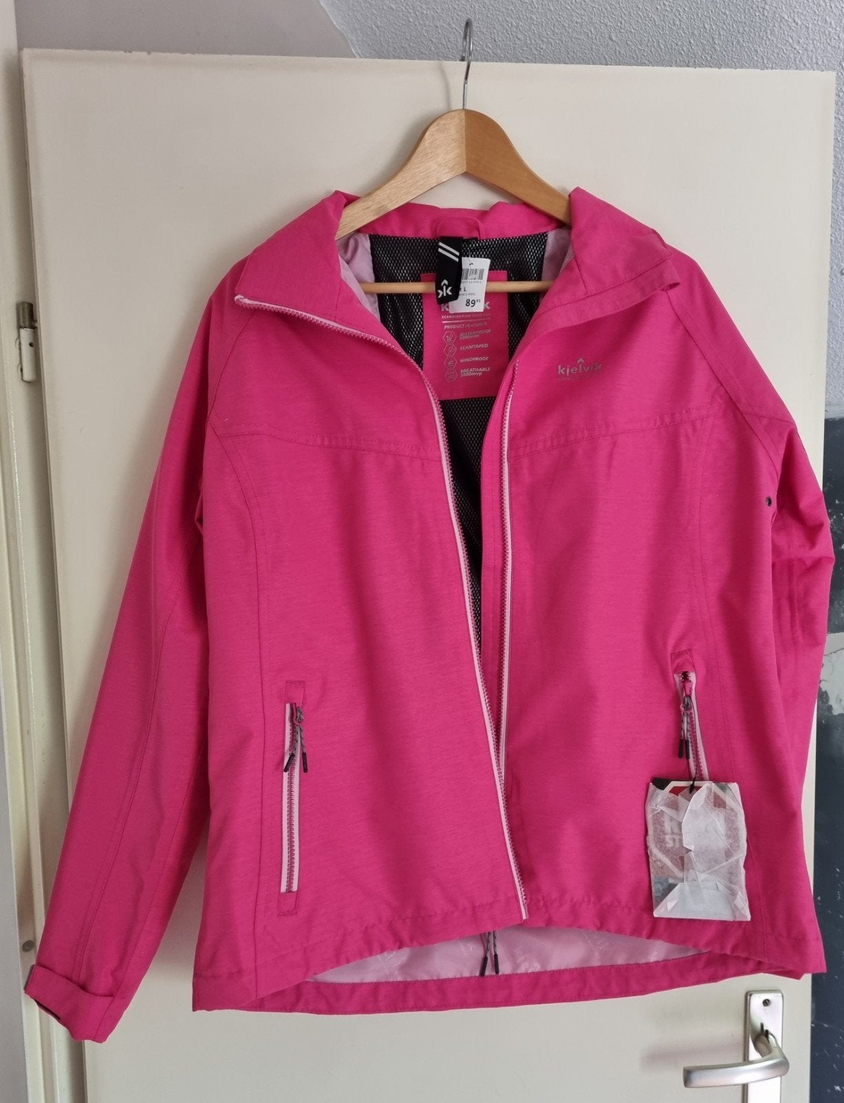 NIEUW Kjelvik dames jas maat 40 roze, Ophalen of Verzenden, Nieuw, Maat 38/40 (M), Roze