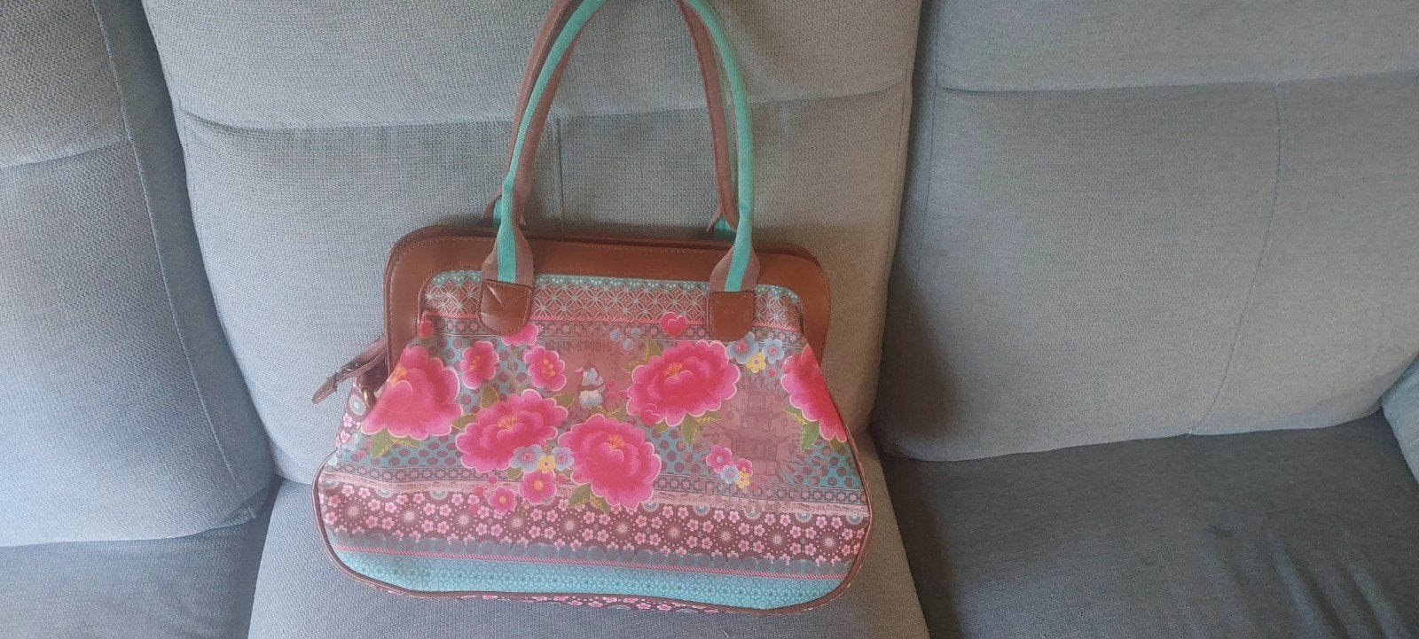 Pip Studio Handtas met Bloemenprint, Ophalen of Verzenden, Zo goed als nieuw, Overige kleuren, Handtas