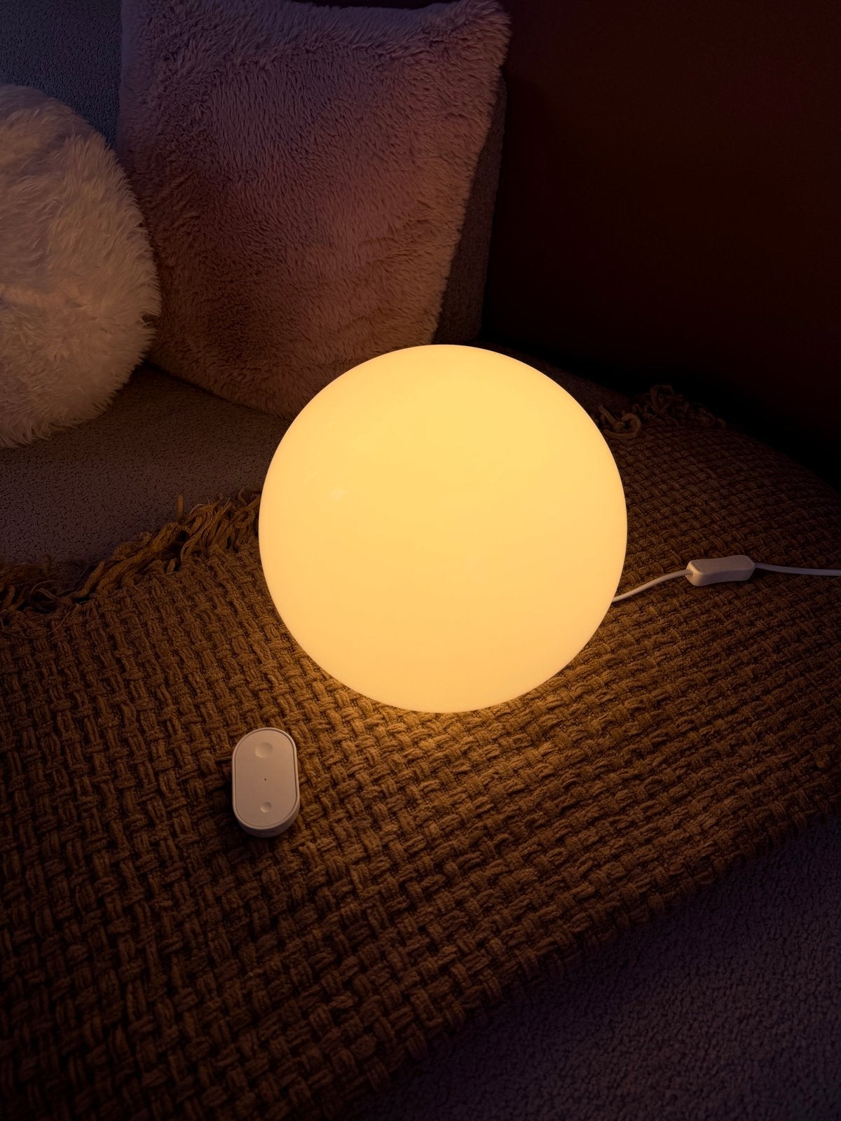 IKEA Fado lamp met afstandsbediening - Zo goed als nieuw, Ophalen, Met afstandsbediening, IKEA, Zo goed als nieuw