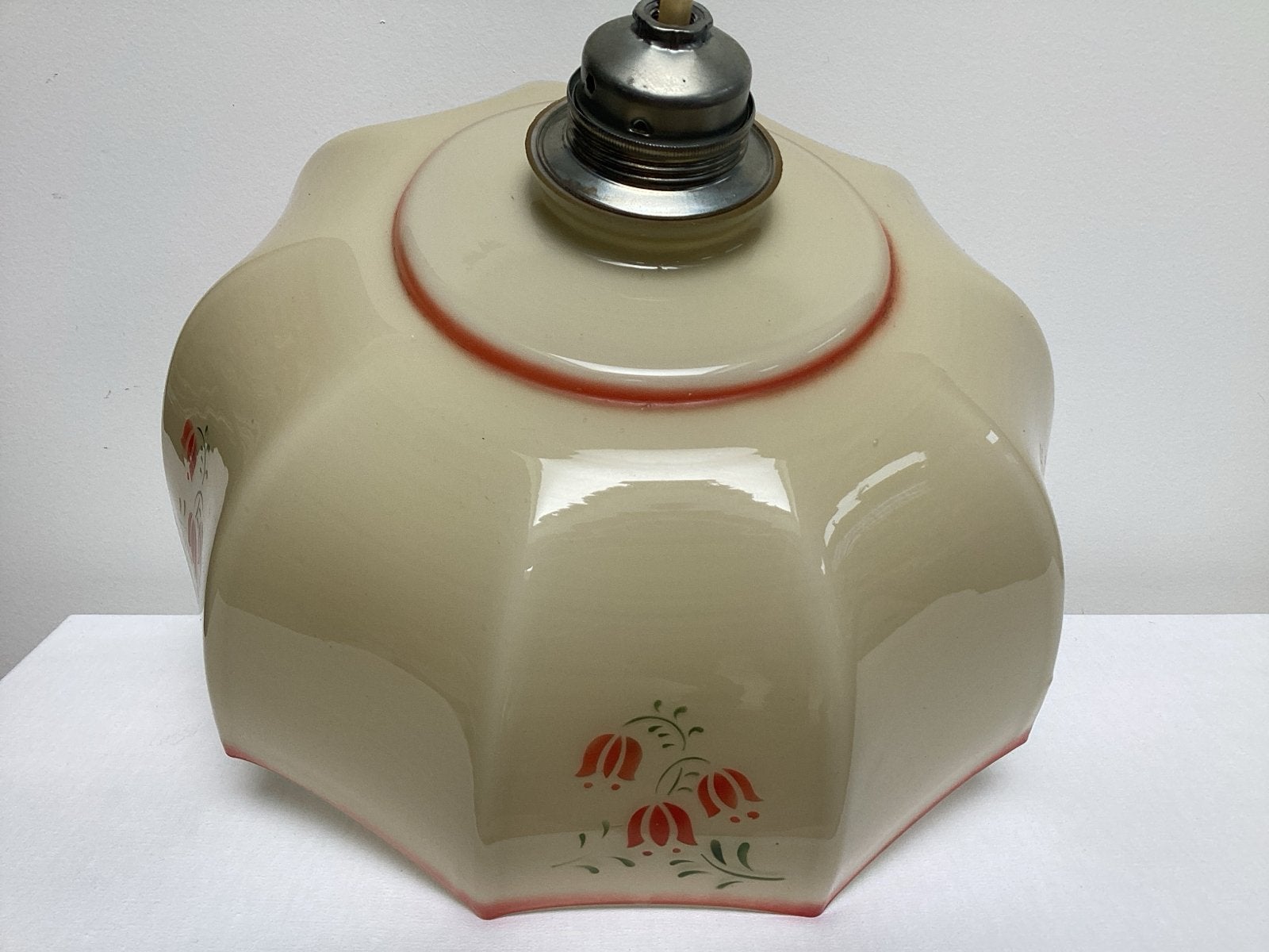 Art deco glazen lampenkap, Ophalen of Verzenden