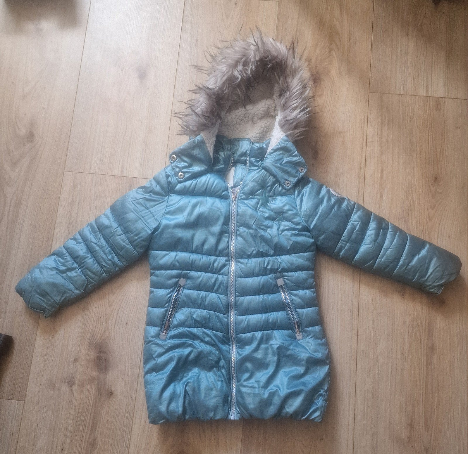 Next winterjas jas maat 122, Ophalen of Verzenden, Meisje, Jas