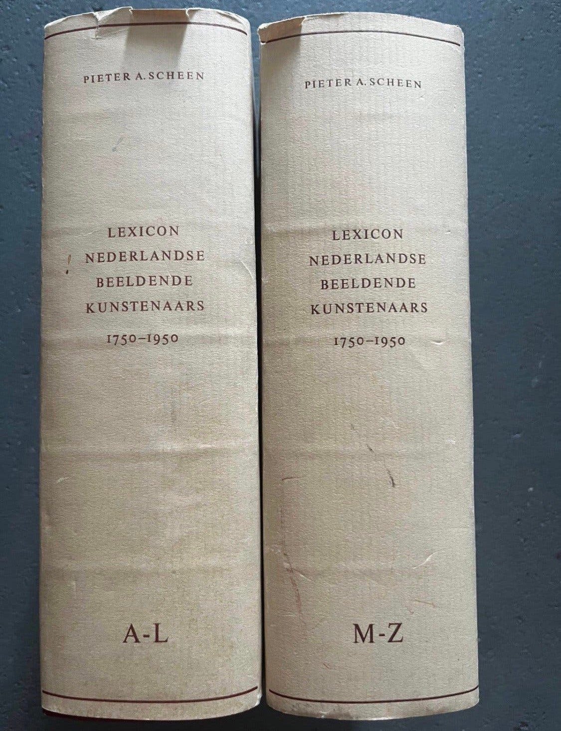 Pieter Scheen Lexicon Nederlandse Beeldende Kunstenaars, Ophalen, Zo goed als nieuw