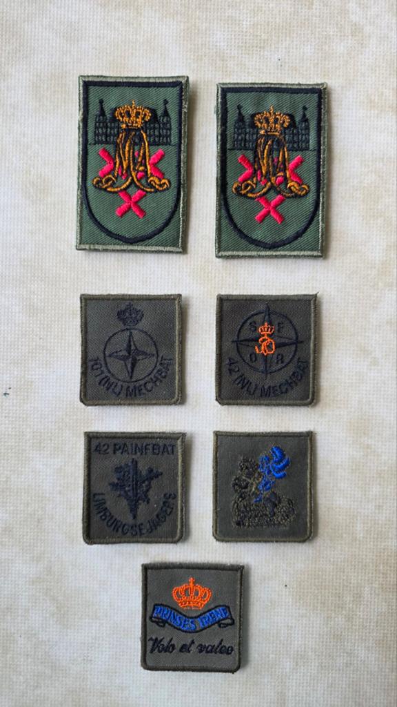 Diverse borstemblemen van Defensie - Per stuk te koop, Verzamelen, Ophalen of Verzenden, Overige soorten, Nederland, Embleem of Badge