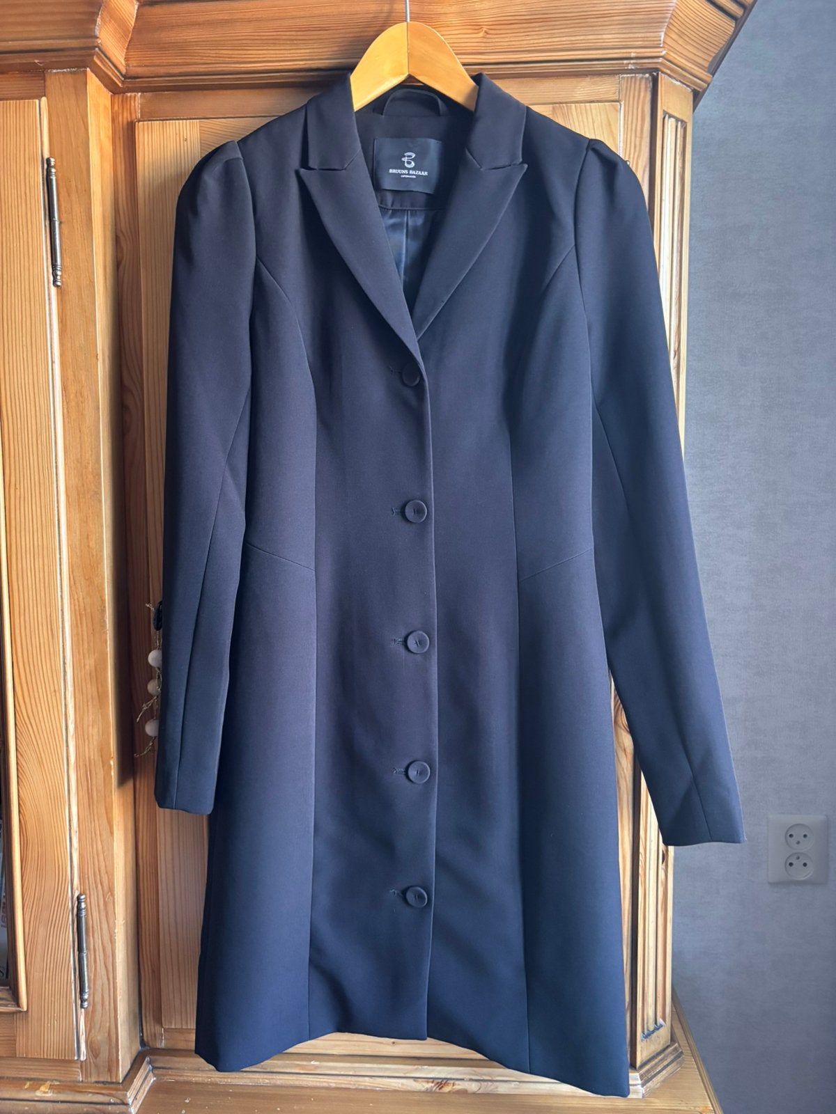Blazerjurk van Bruuns Bazar maat 34/36  €45, Kleding | Dames, Zwart, Ophalen of Verzenden, Zo goed als nieuw, Maat 36 (S)