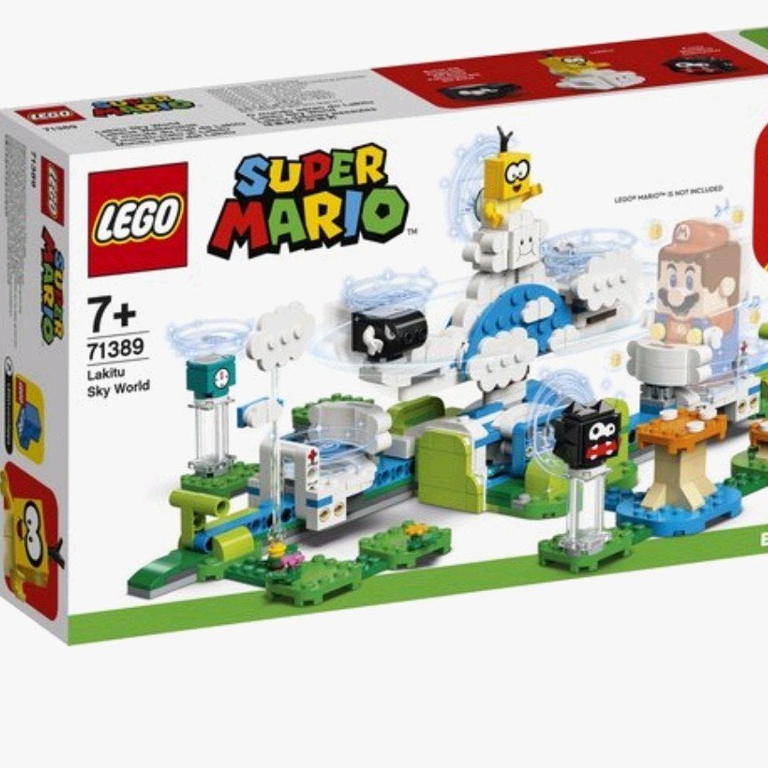 LEGO Super Mario 71389 Lakitu Sky World uitbreidingsset, Ophalen of Verzenden, Zo goed als nieuw, Overige merken
