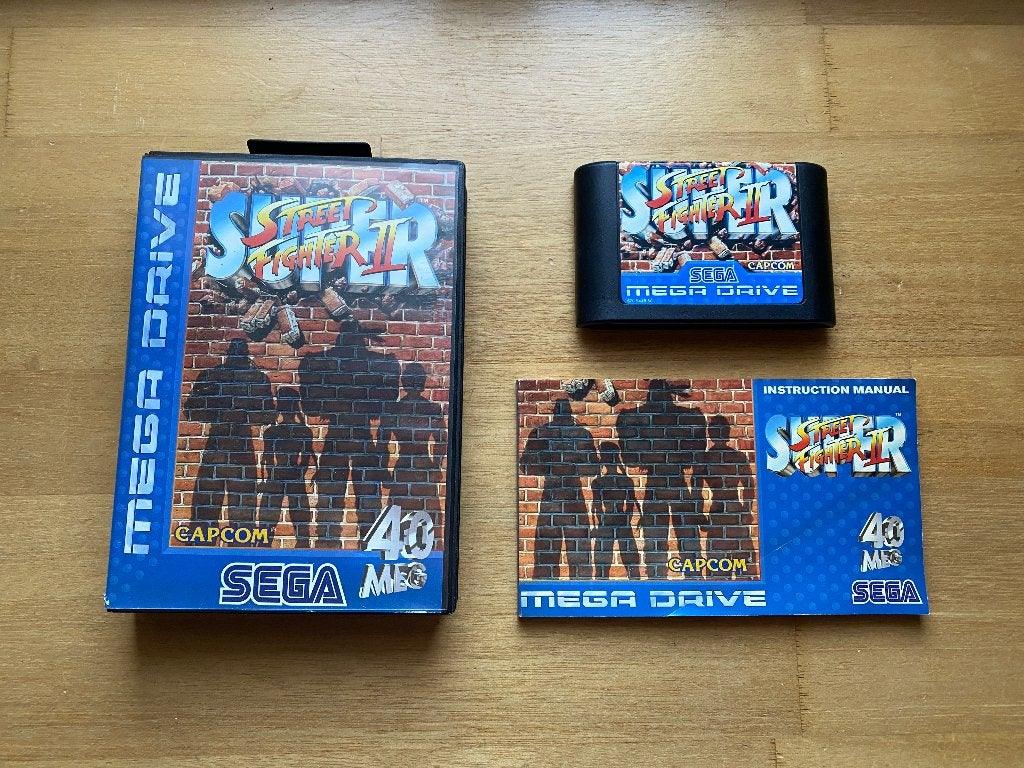 Super street fighter II sega mega drive, 1 speler, Racen en Vliegen, Ophalen of Verzenden, Zo goed als nieuw