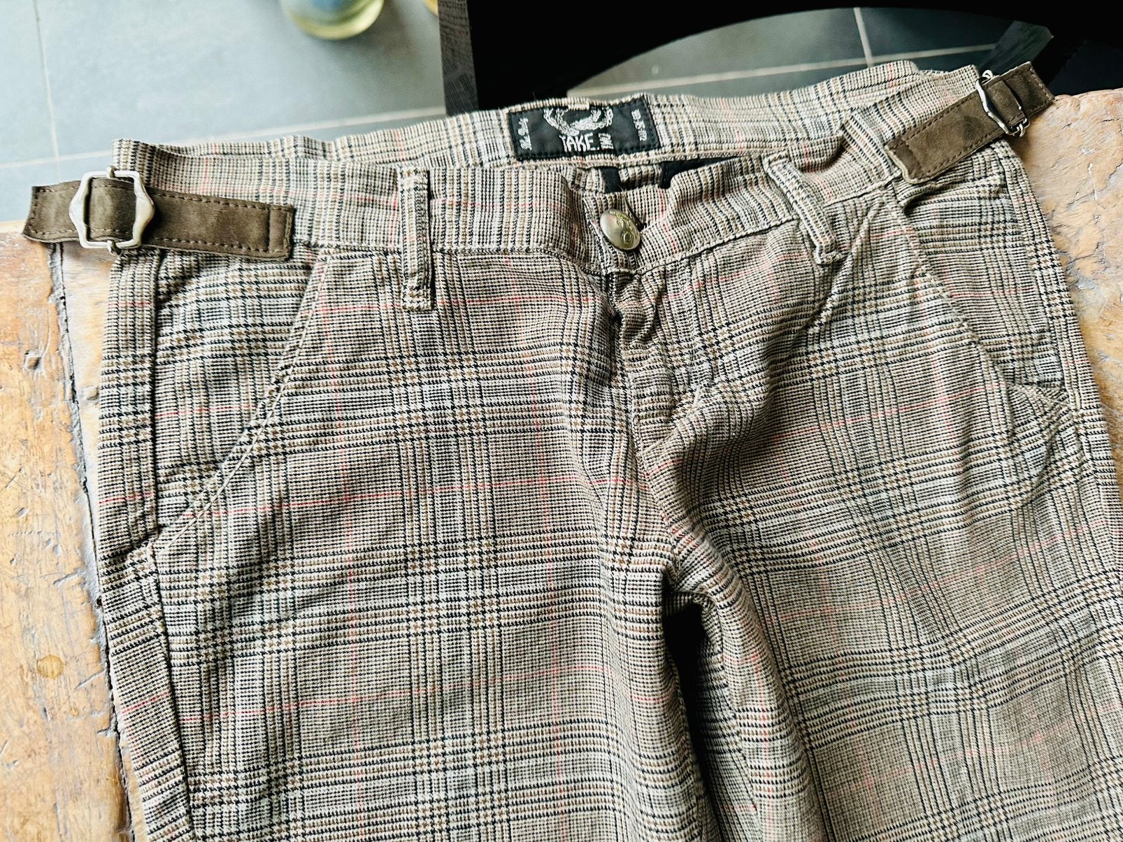 Take two Amina Burberry broek maat 28 34, Kleding | Dames, Maat 38/40 (M), Take two, Beige, Nieuw