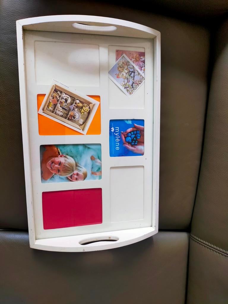 Dienblad  voor  foto's, Huis en Inrichting, Woonaccessoires | Dienbladen, Ophalen of Verzenden, Zo goed als nieuw, Rechthoekig