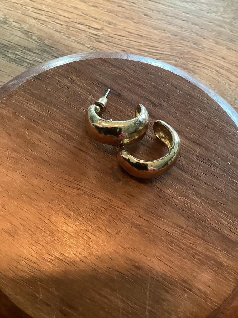 Oorbellen biba, Ophalen of Verzenden, Zo goed als nieuw, Goud, Overige materialen